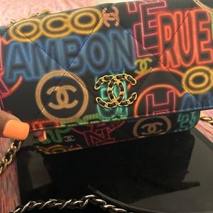 My new era Chanel multi color crossbody bag